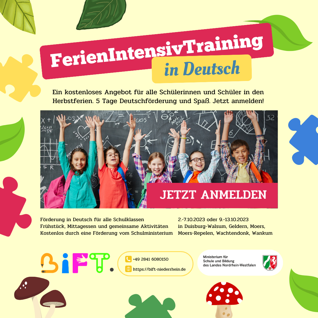 FIT in Deutsch - Weitere Standorte im Herbst 2023